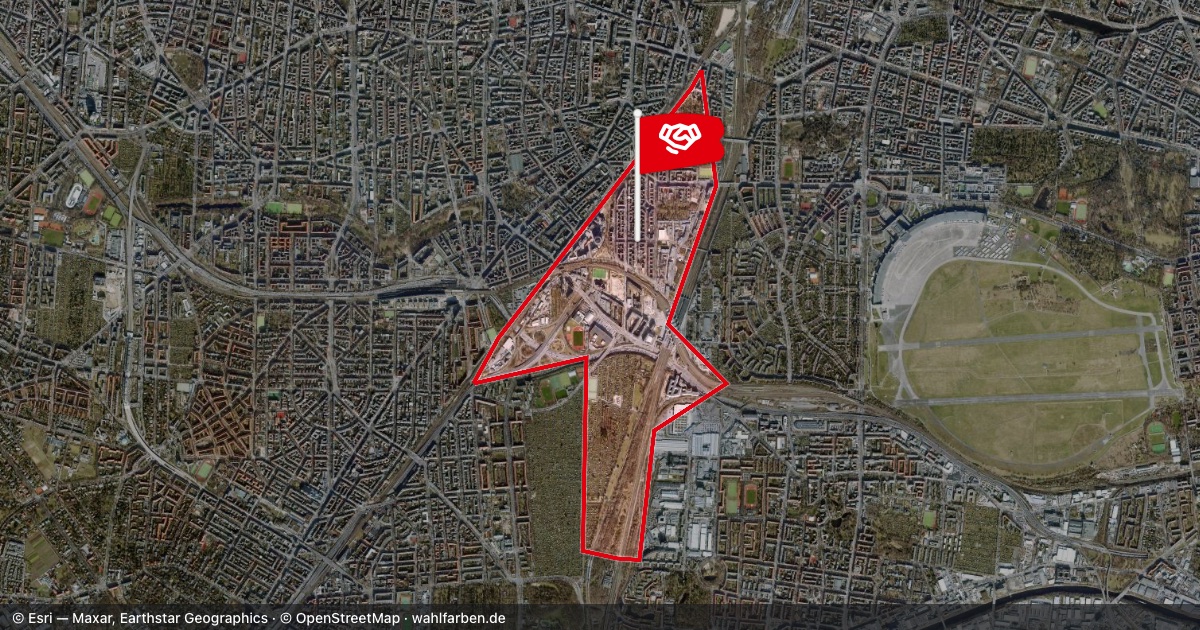 Kartenausschnitt des Gebiets 10829
