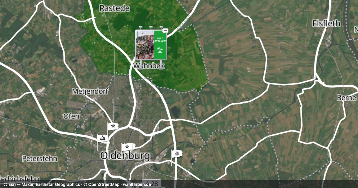 Kartenausschnitt des Gebiets 26180
