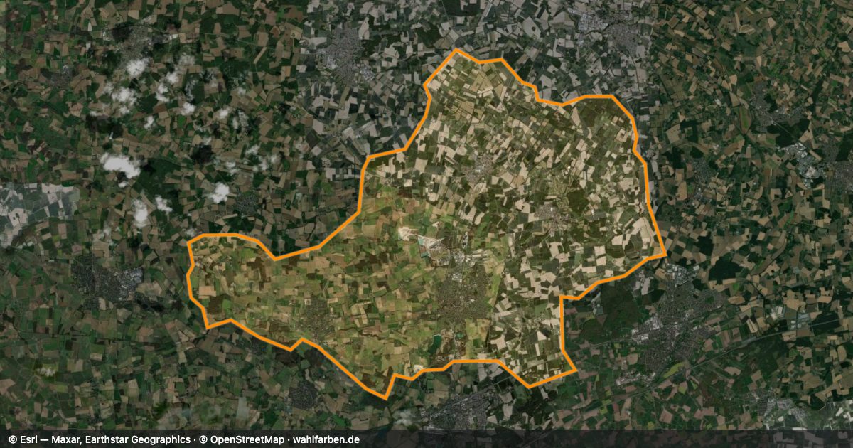 Kartenausschnitt des Gebiets 59320