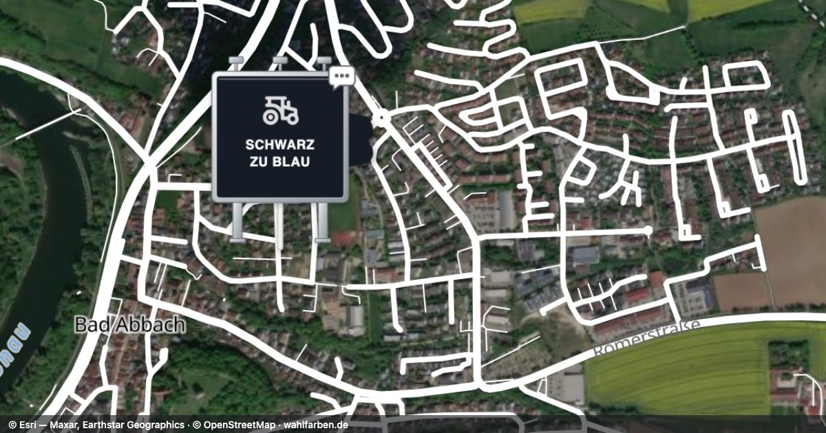 Kartenausschnitt des Gebiets 93077