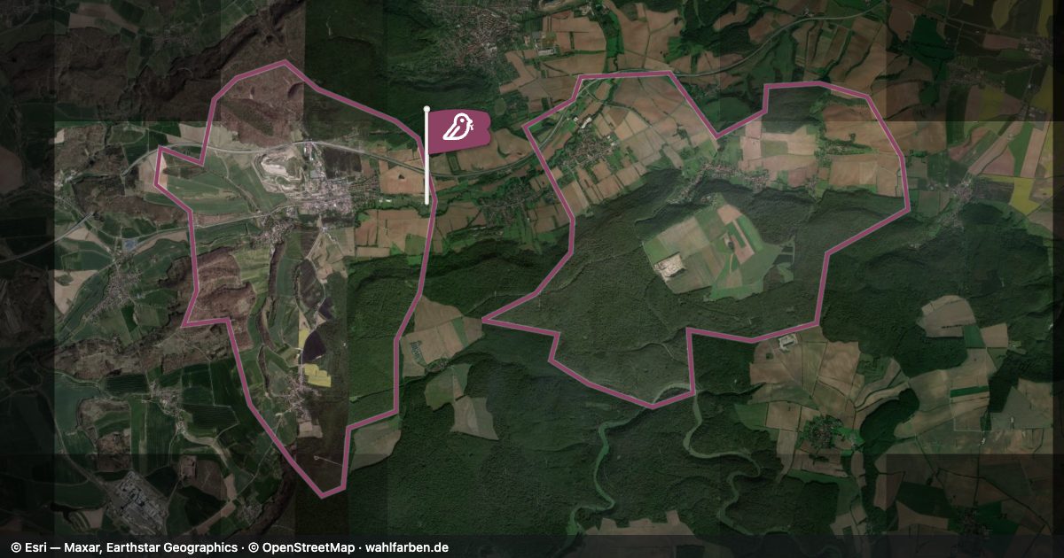 Kartenausschnitt des Gebiets 99759
